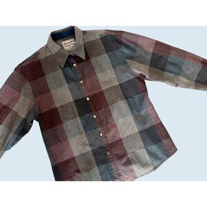 Vintage WRANGLER For Women Plaid Button Down Shirt 80s Sz Small